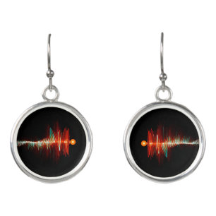 Particle-Wave Duality Earrings