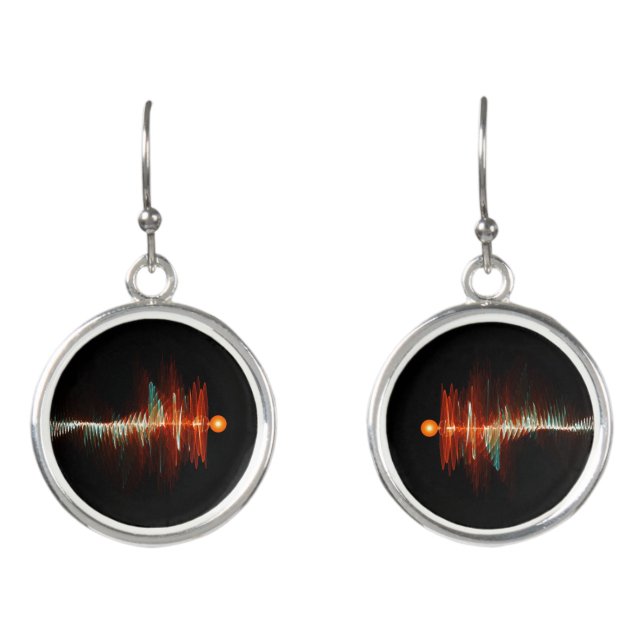 Particle-Wave Duality Earrings (Front)