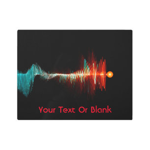 Particle-Wave Duality Metal Print