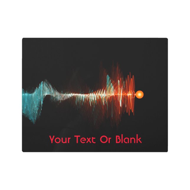 Particle-Wave Duality Metal Print (Front)