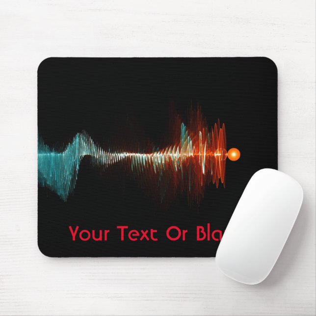 Particle-Wave Duality Mouse Pad (With Mouse)