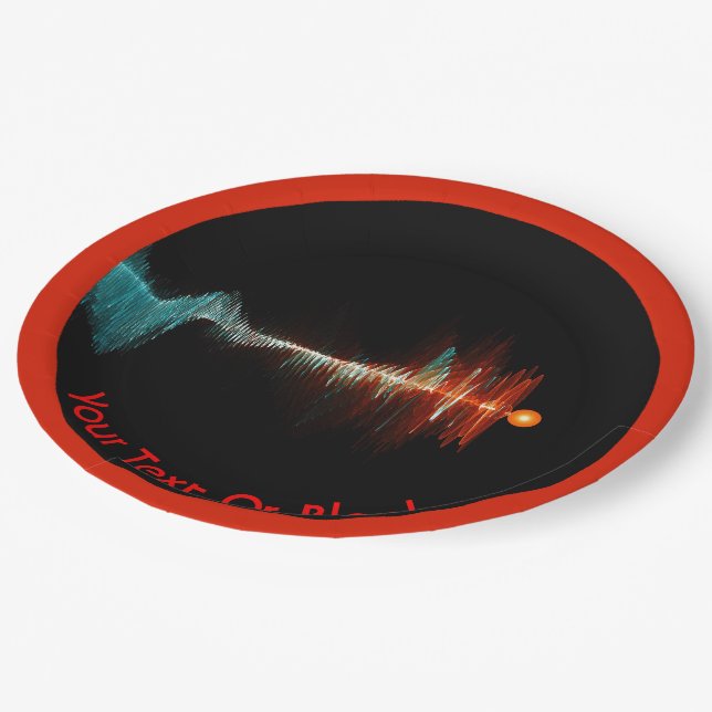 Particle-Wave Duality Paper Plates (Angled)