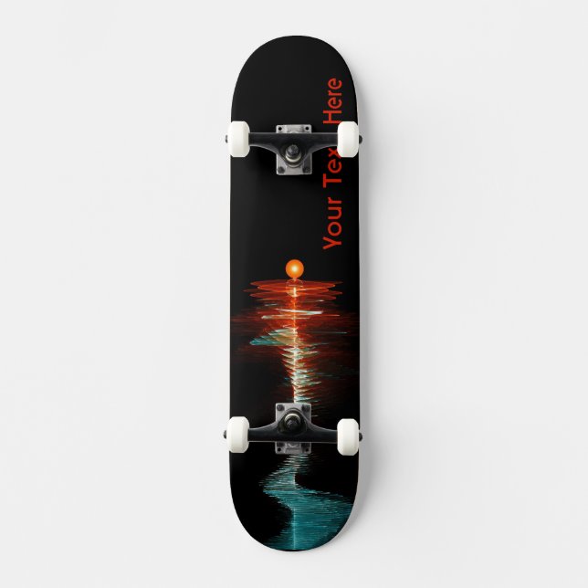 Particle-Wave Duality Skateboard (Front)