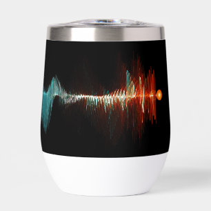 Particle-Wave Duality Thermal Wine Tumbler