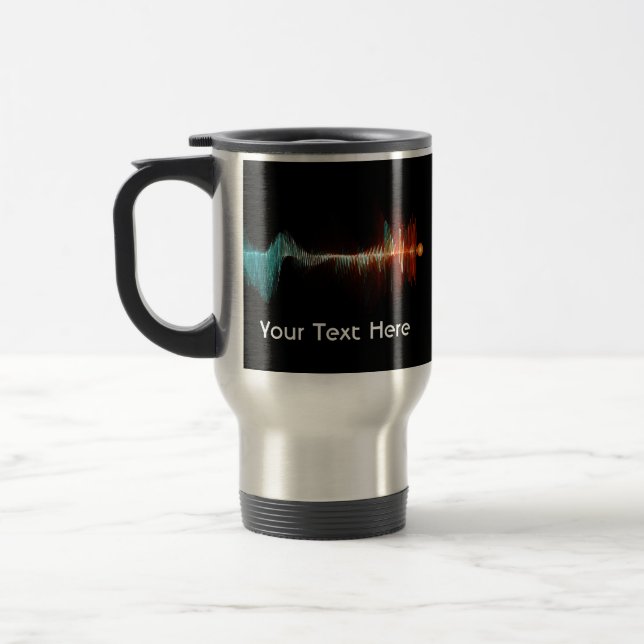 Particle-Wave Duality Travel Mug (Left)