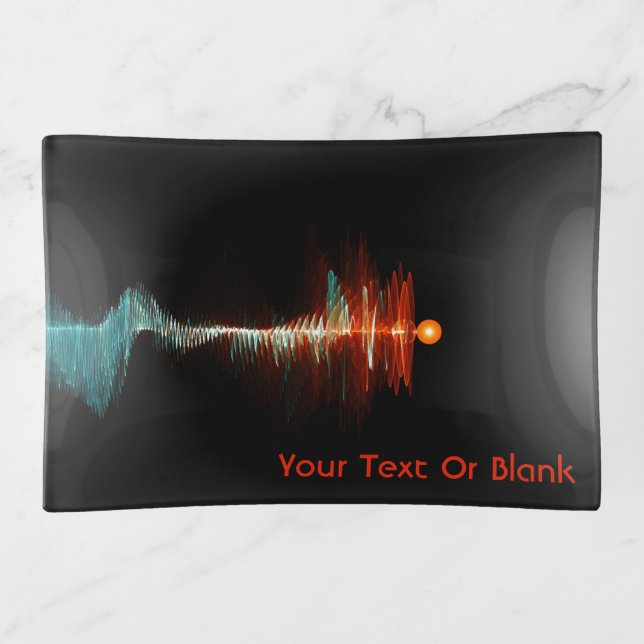 Particle-Wave Duality Trinket Tray (Front)