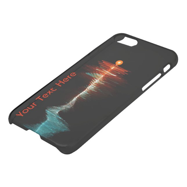 Particle-Wave Duality Uncommon iPhone Case (Bottom)