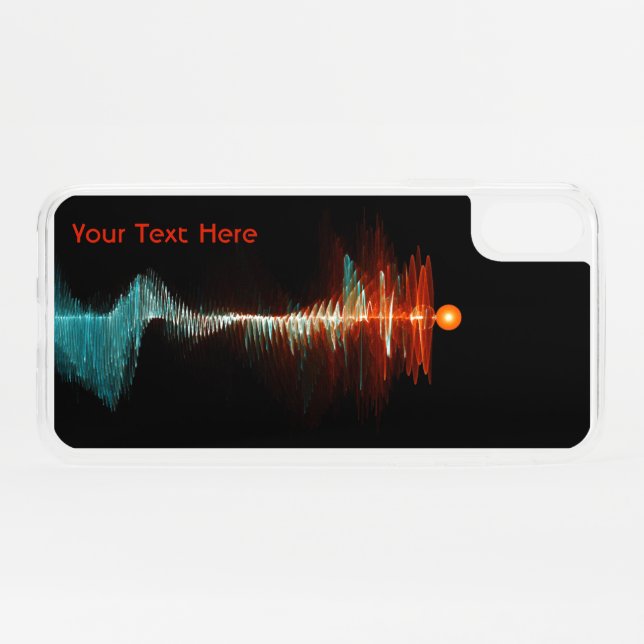 Particle-Wave Duality Uncommon iPhone Case (Back (Horizontal))