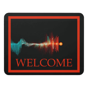 Particle-Wave Duality - Welcome Door Sign