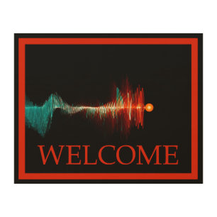 Particle-Wave Duality - Welcome Wood Wall Decor