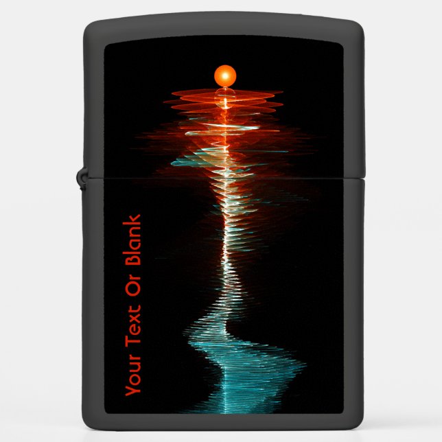 Particle-Wave Duality Zippo Lighter (Front)