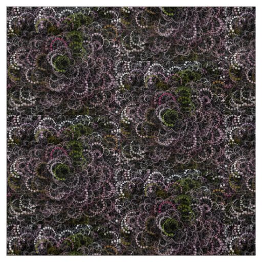 particleArt Floral 1 Fabric