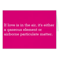 particulate matter funny valentine's day card