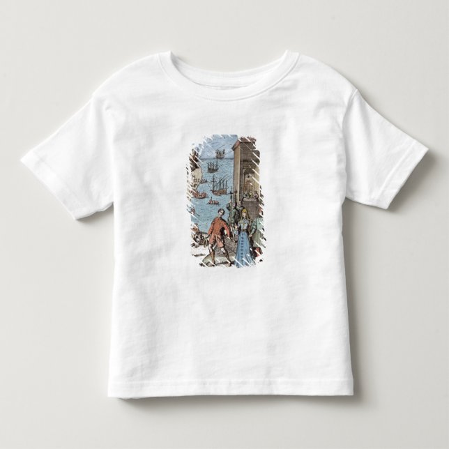 Parting of Columbus with Ferdinand and Toddler T-shirt (Front)