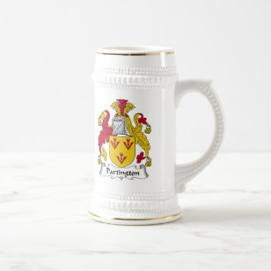Partington Family Crest Beer Stein