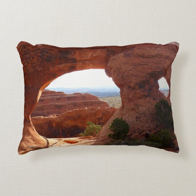 Partition Arch at Arches National Park Accent Pillow (Front)