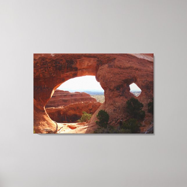 Partition Arch at Arches National Park Canvas Print (Front)