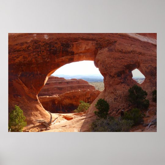 Parion Arch At Arches National Park Poster Zazzle Parion Arch At Arches National Park Poster