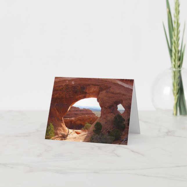 Partition Arch I at Arches National Park Card (Front)