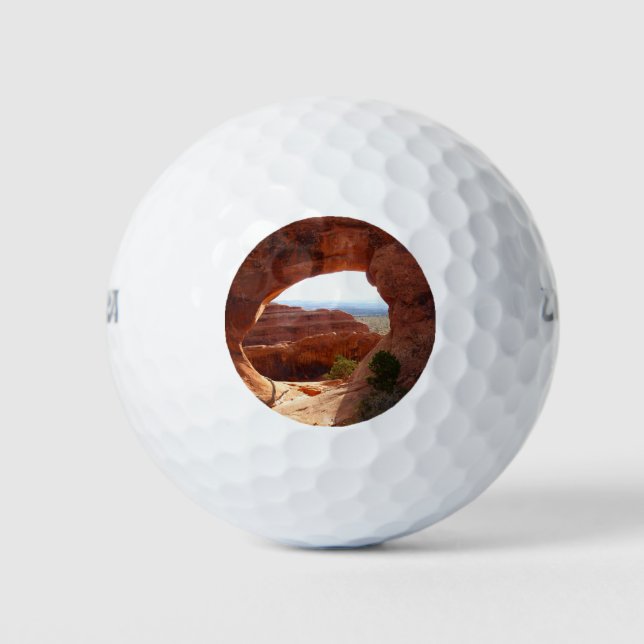 Partition Arch I at Arches National Park Golf Balls (Front)