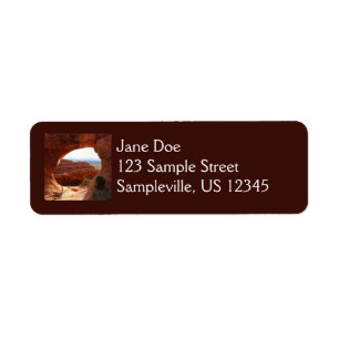 Partition Arch I at Arches National Park Label