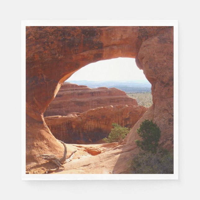 Partition Arch I at Arches National Park Napkins (Front)