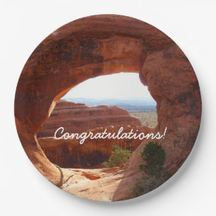Partition Arch I at Arches National Park Paper Plates
