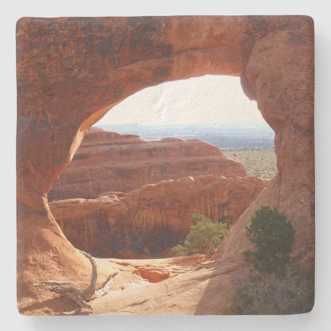 Partition Arch I at Arches National Park Stone Coaster (Front)