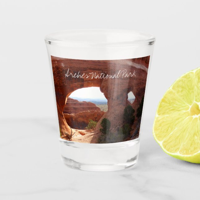 Partition Arch Shot Glass (Front)