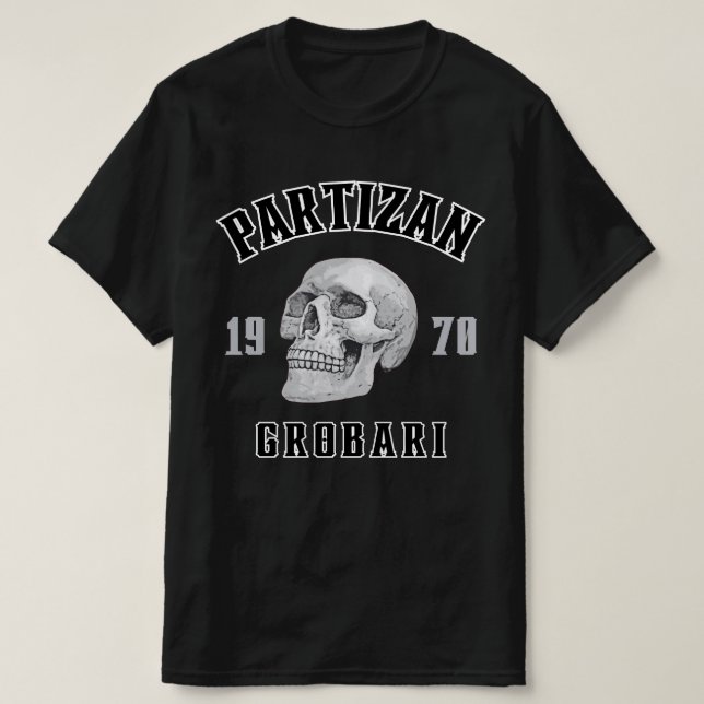 Partizan Grobari 1970 T-Shirt (Design Front)