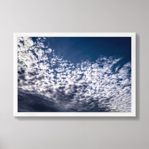 Partly Cloudy Sky Framed Art
