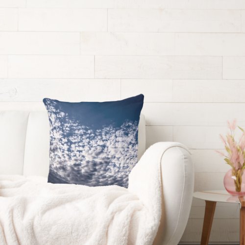 Partly Cloudy  Throw Pillow