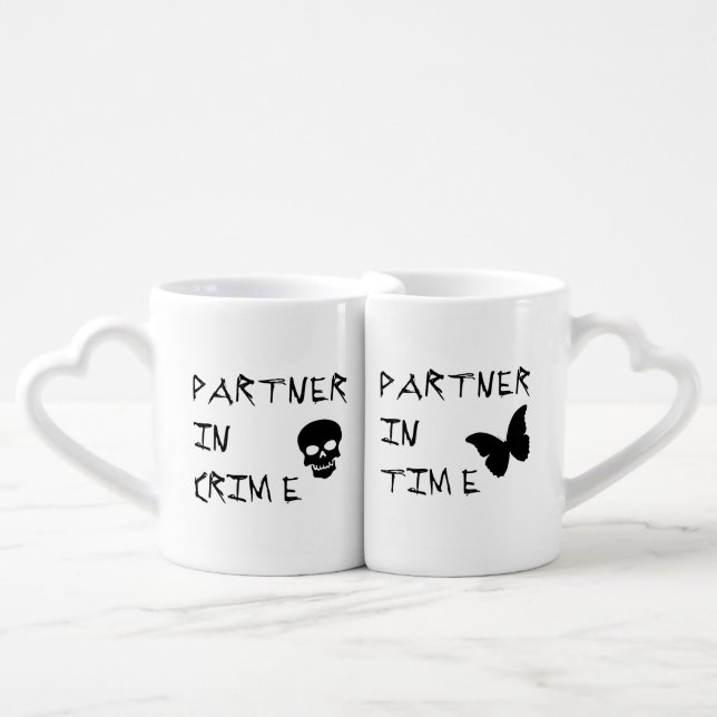 Partner In Crime - Partner in Time - LIS Coffee Mug Set (Front Nesting)