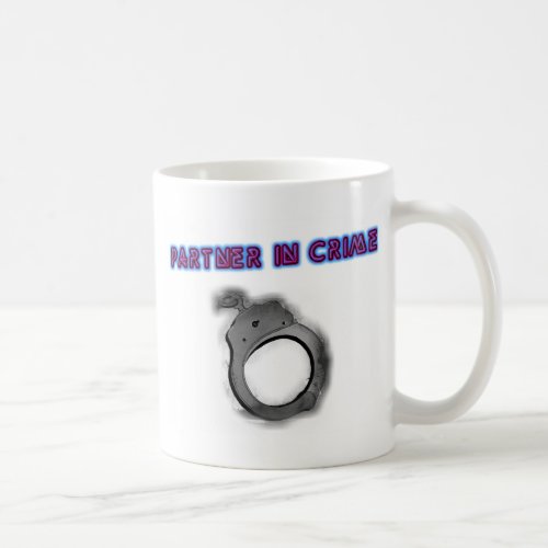 Partner In Crime Right Handcuff Coffee Mug