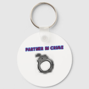 Partner In Crime Right Handcuff Keychain