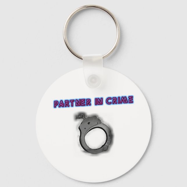 Partner In Crime Right Handcuff Keychain (Front)