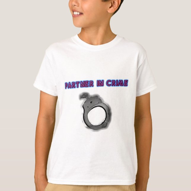 Partner In Crime Right Handcuff T-Shirt (Front)
