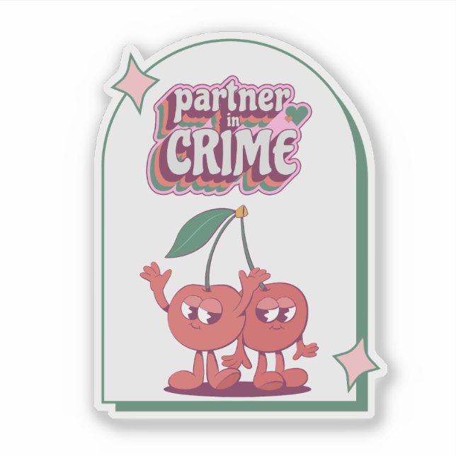 Partner in Crime Sticker (Front)