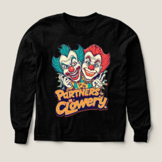 Partners in Clowery (Funny Clown Pun) Tri-Blend Shirts
