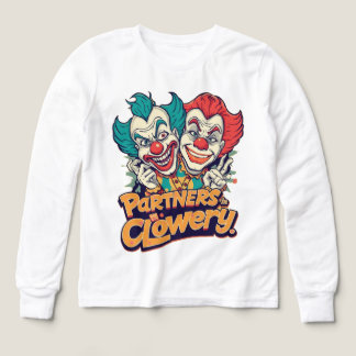 Partners in Clowery (Funny Clown Pun) Tri-Blend Shirts