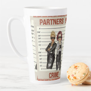 Partners in Crime - BFF Latte Mug