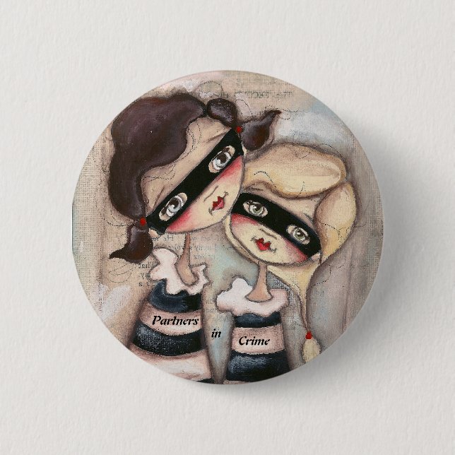 Partners in Crime - Button (Front)