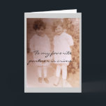 Partners in Crime Card<br><div class="desc">This a vintage family photo of my grandmother,  Ruth,  and her cousin/best friend,  Isolde.  Photo was taken in Sea Isle City,  NJ on the beach circa 1930.</div>