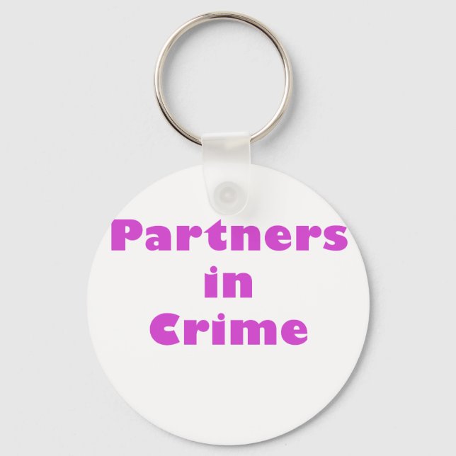 Partners in Crime Keychain (Front)