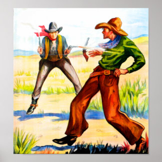 Partners on the Trail Movie Poster Print