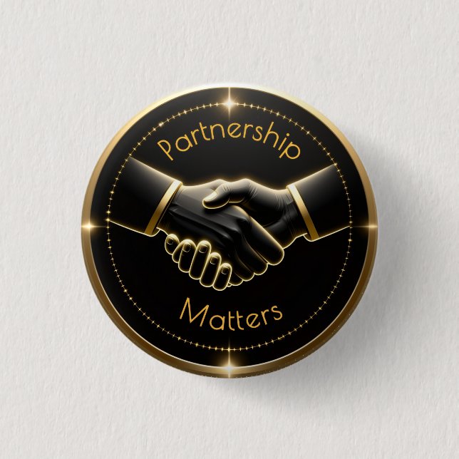 Partnership Matters Button (Front)