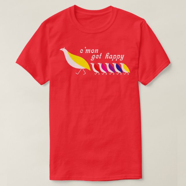 Partridge Family Cmon Get Happy T-Shirt (Design Front)