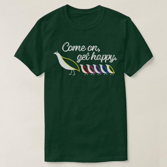 Partridge Family Come on get happy  T-Shirt (Design Front)