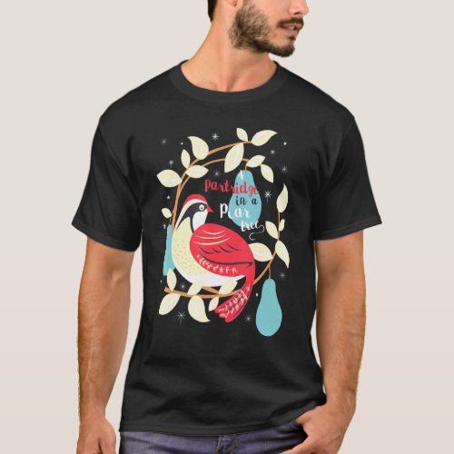 Partridge In A Pear Tree 12 Days Christmas Song My T_Shirt