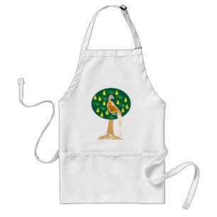 Partridge in a pear tree Christmas apron